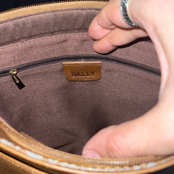 Auth Bally Nubuck leather interior,durable leather exterior messenger bag Unisex - Picture 8 of 11